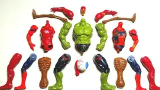 Merakit mainan superhero, avenghers toys, hulk smahs, spider-Man, ironman, siren head, acatio figure