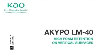 AKYPO LM 40 - High foam retention on vertical surfaces