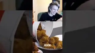 xQc couldn't believe the American KFC sizes 😭