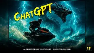 Jet Ski vs Sea Serpent ⚡️ Epic Ocean Escape | Cinematic AI Art