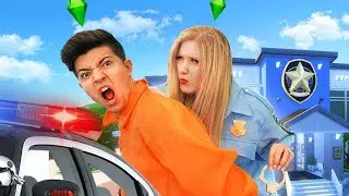 I ARRESTED PRESTONPLAYZ for MURDERING MY SIM! (Sims 4 Murder Mystery)