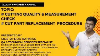 Garments Cutting quality and measurement check | Garments cut part replacement procedure