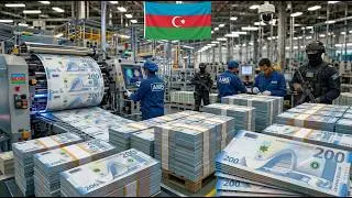 Inside Azerbaijan’s Money Factory | How the 200 Manat Banknote Is Made? (Full Process)