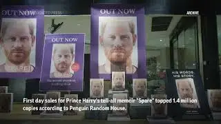 Prince Harry's memoir opens at a record-setting sales pace