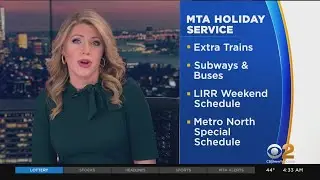 MTA Holiday Schedule In Effect At 12:45 P.M.