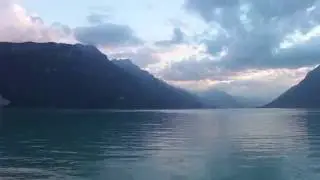 Brienzersee at sunset