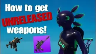 Fortnite | How to get unreleased items in creative! (Outdated!)