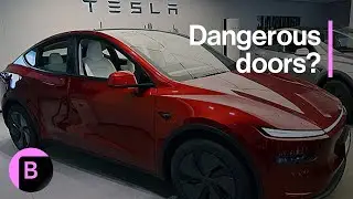 Tesla Door Handles Are Focus of US Safety Probe After Bloomberg Investigation