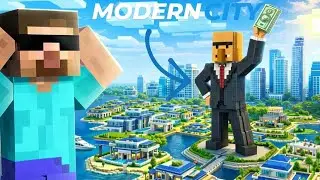 I FOUND WORLD'S RICHEST MINECRAFT MODERN + MILLIONAIRE CITY! ⚡🔥