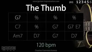 The Thumb (Jazz/Swing feel) 120 bpm : Backing Track