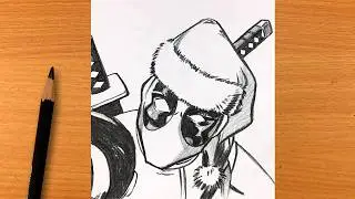 Как нарисовать Дэдпула | Дэдпул шаг за шагом | Marvel Drawing