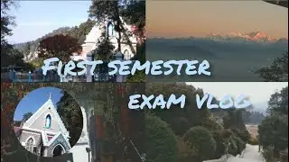 First semester exam vlog 📚 (LCD 🏫)