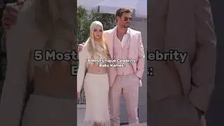 5 Most Unique Celebrity Baby Names! Guess The Number 1🤐 #celebrity news brity