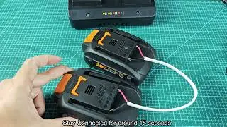 WORX Battery Not Charging - Solid Red Light (How To Fix)