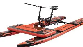 Spatium Water Cycling Bicycle  2.0 Inflatable Pedal Water Sea Fishing Boat 2 People Water Bike Pedal