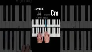 ✨Jazz Lick #4☕️ #jazzpiano #jazzpianist #jazzpianolessons #pianolessons #pianotutorial #jazz