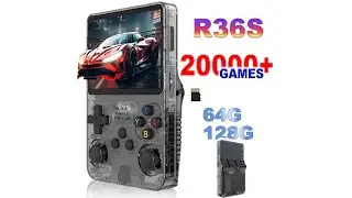 R36S Handheld Game Console 3.5Inch IPS Screen 128G Classic Portable Pocket Video Game Player