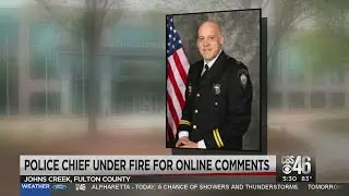 Police chief under fire for BLM commentary