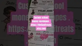 get your designs in time for back to school ! #backtoschool #customenvelopes