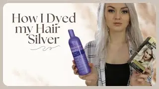 How I Dyed My Hair Silver! ♡ Stephanie Wyatt