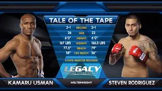 KAMARU USMAN kontra Steven Rodriguez | WALKA DARMOWA | LFA MMA