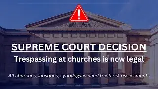 NSW Supreme Court Decision (Places of Worship) - Safety Risks