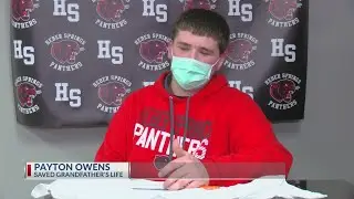 Heber Springs teen saves grandfathers life