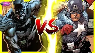 BATMAN VS CAPIT&Atilde;O AM&Eacute;RICA - QUEM VENCE ? | DUELO MORTAL