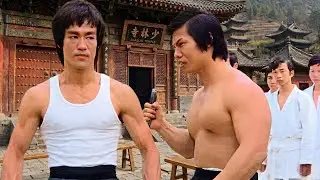 Bruce Lee BRUTALLY demolished a Dojo Full of Fighters in Seconds to avenge his Family 