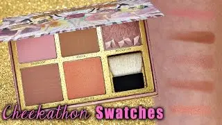 Benefit Cheekathon Blush & Bronzer Palette SWATCHES || Lucykiins