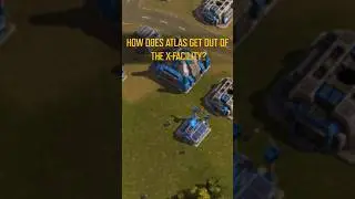 How does Atlas get out of the X-Facility? (Art of War 3 RTS)