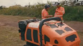 Bomford Flailbot with Rake & Grasshead - Highlight Reel - GVA