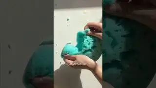 ASMR dettol soft bath sponge ripping - foam destruction #satisfying