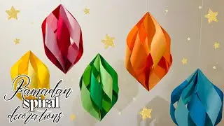 Ramadan Spiral Decorations | Ramadan & Eid Crafts
