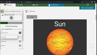 Blickel Lesson Navigation and Information Parts