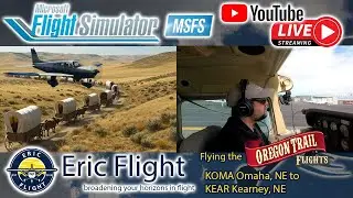 Fly the Oregon Trail Flight Series | KOMA Omaha, NE to KEAR Kearney, NE | MSFS2024 | Multiplayer ✈️