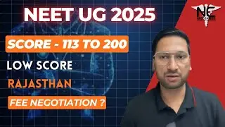 NEET PG 2025 🧑&zwj;⚕️ Score 113 to 200 | Low Score Seats in Rajasthan | Fee Negotiation? #neetpg 