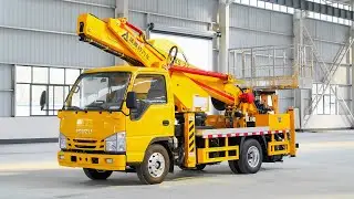 How to operate an aerial platform truck