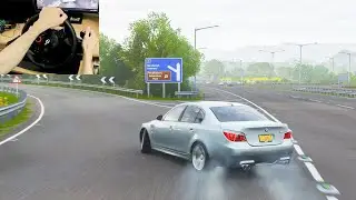 BMW M5 E60 V10 - Forza Horizon 4 | Logitech Driving Force GT Gameplay
