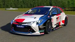 Racing with the epic BTCC Toyota GR Corolla (MOD DOWNLOAD LINK) + REPLAY.