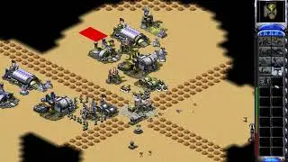 Red Alert 2 PVP 2 VS 2 Extra Small Oil In Center Game Play