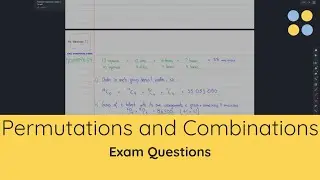 CAIE A-Level Mathematics 9709 | Permutations and Combinations Exam Practice Questions