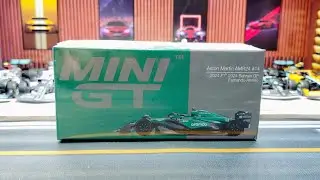 Unboxing Mini GT F1 Aston Martin AMR24 #14 Fernando Alonso