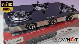 Распаковка и обзор газовой плиты BlowHot с тремя горелками | Газовая плита BlowHot | Газовая плит...
