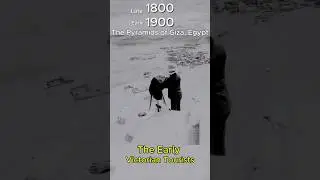 Colorized Footage of the Early Victorian Tourists in Egypt #new #history #video #old