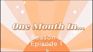 The beginning of One Month In...Travel Days