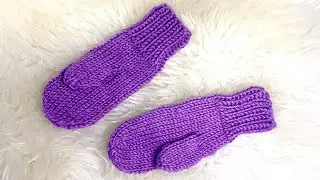 Sehr einfache Baby Kinder Handschuhe stricken