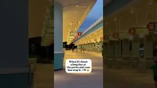 When Your Bus Stop is Far After a Day at Disney