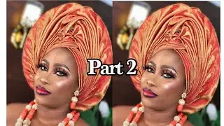How to make autogele (part 2) #shortsafrica #autogele #diy #shorts #tutorials #gele #100daysytshorts