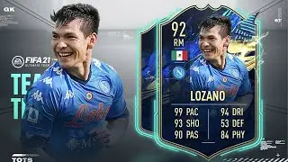 FIFA 21: HIRVING LOZANO 92 TOTS PLAYER REVIEW I FIFA 21 ULTIMATE TEAM